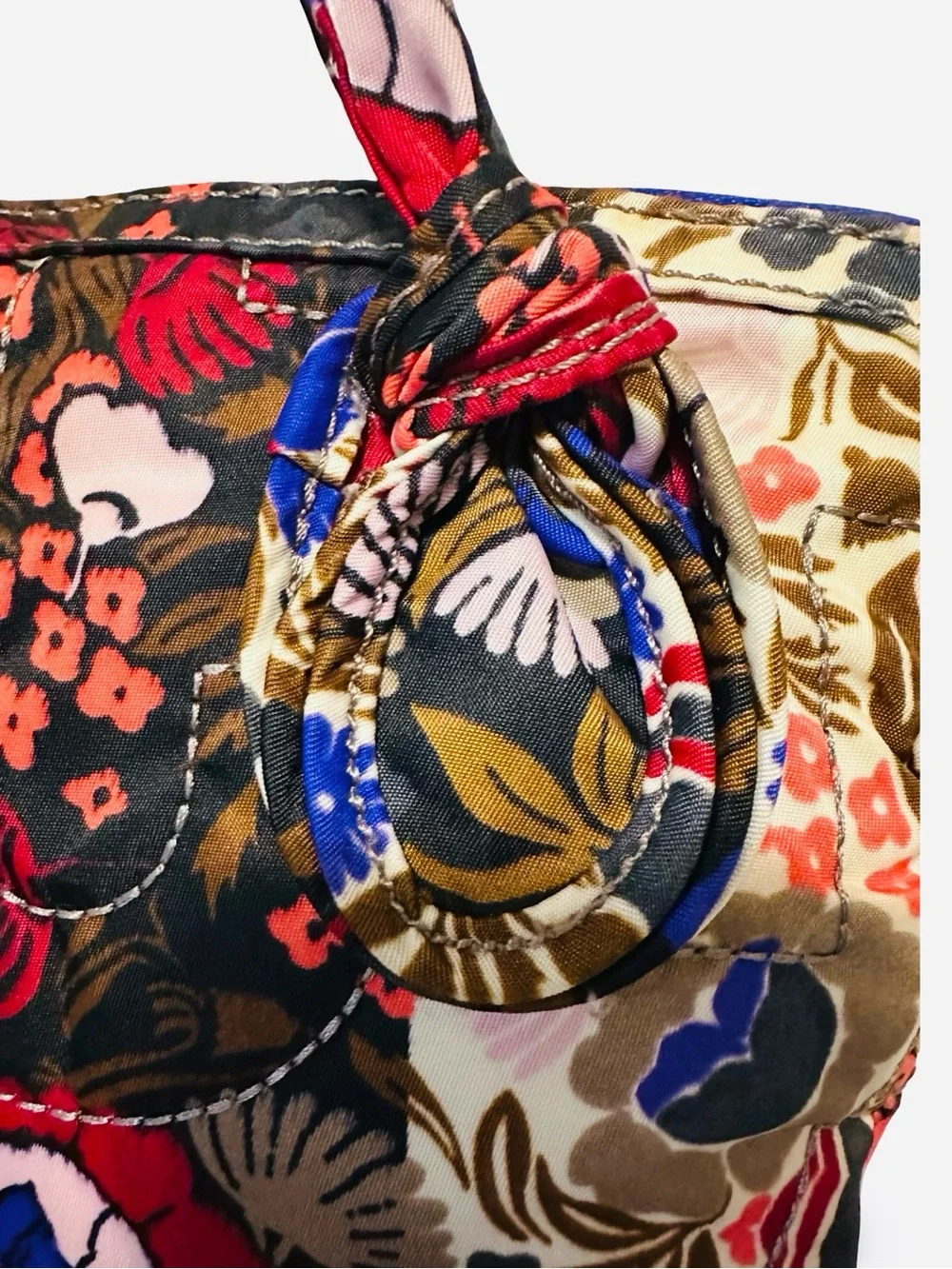 Marc by Marc Jacobs Floral Quilted Tote in Red, Blue, Black and Cream